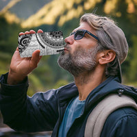 New Zealand White Maori Koru Simple Style 4 in 1 Can Cooler Tumbler