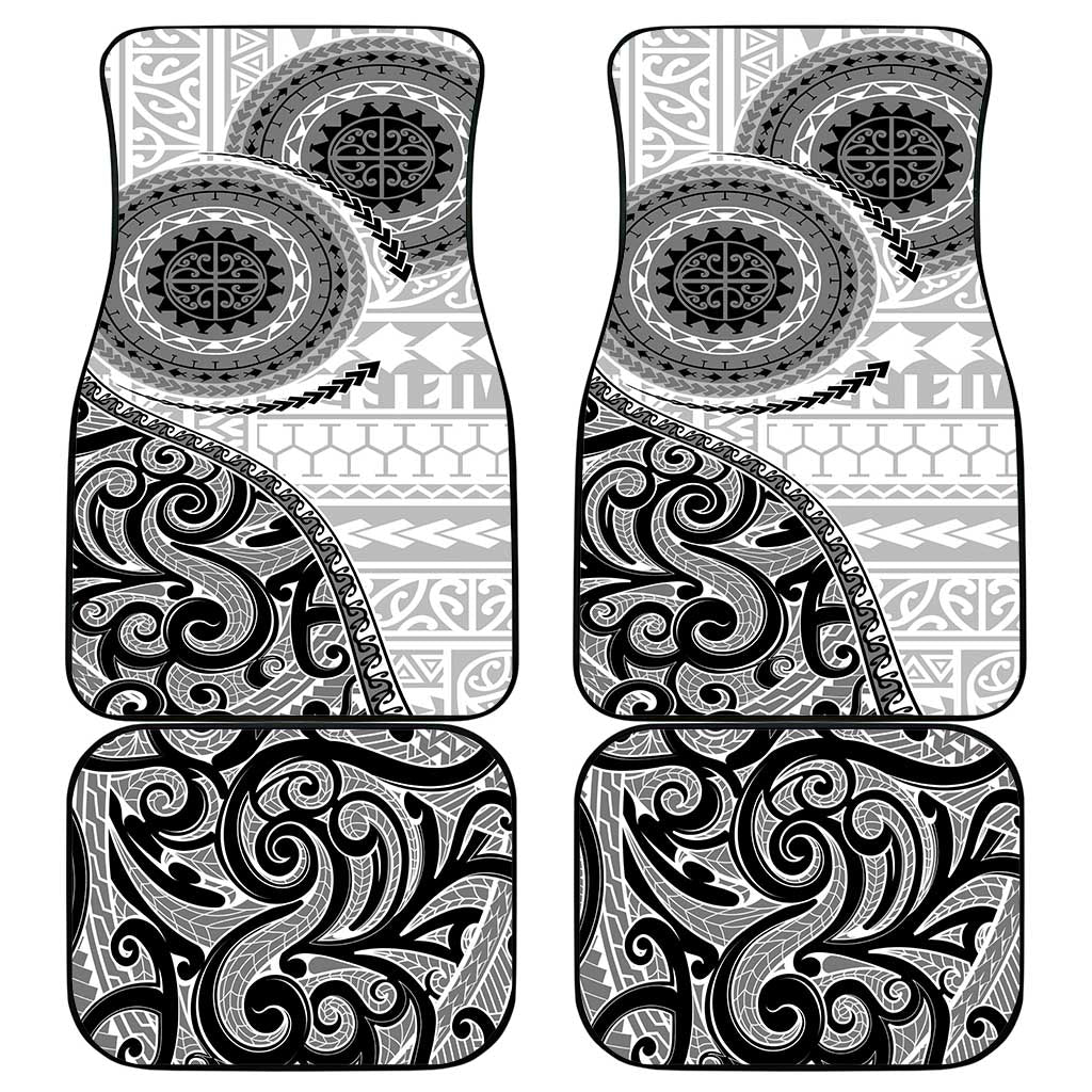 New Zealand White Maori Koru Simple Style Car Mats