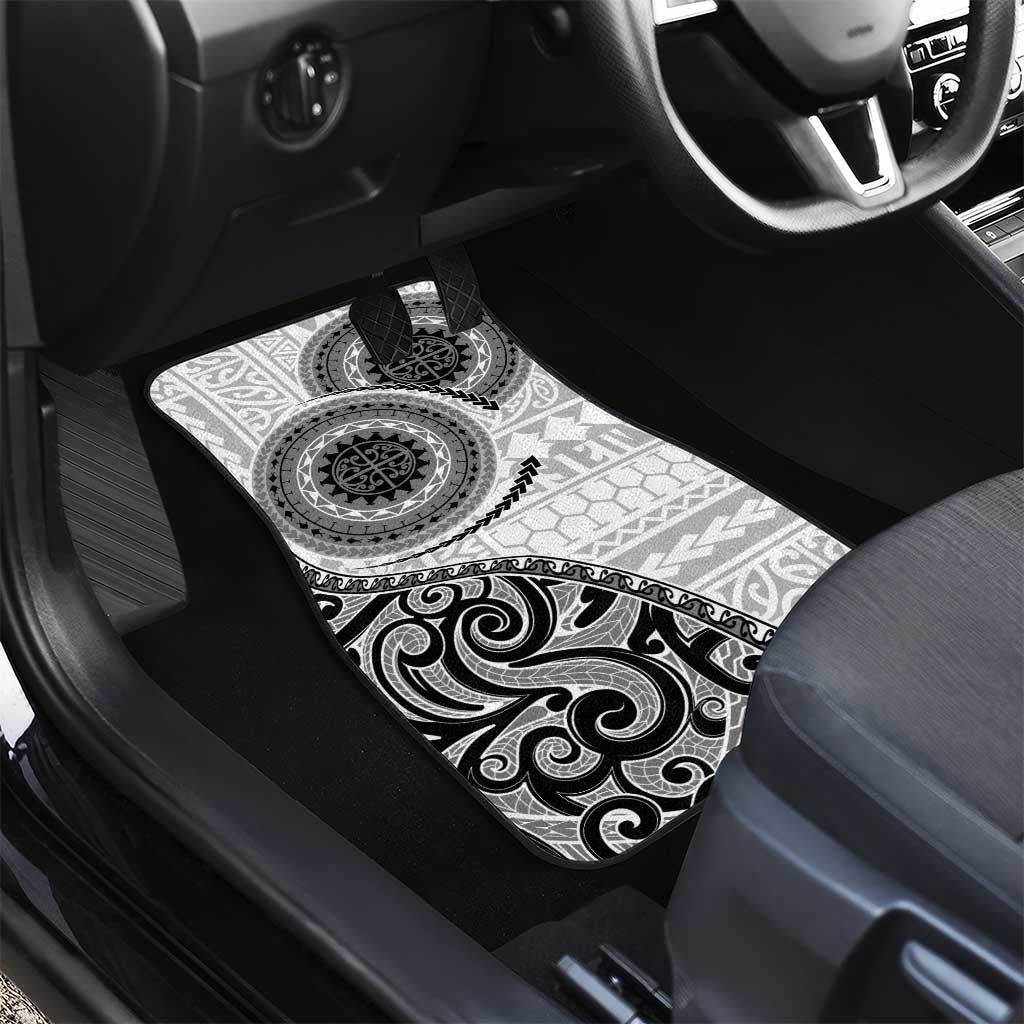 New Zealand White Maori Koru Simple Style Car Mats