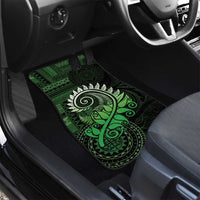 New Zealand Maori Koru Fern Car Mats Spiral Polynesian Style Green