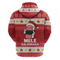 Hawaii Funny Christmas Hoodie Spam Musubi Santa