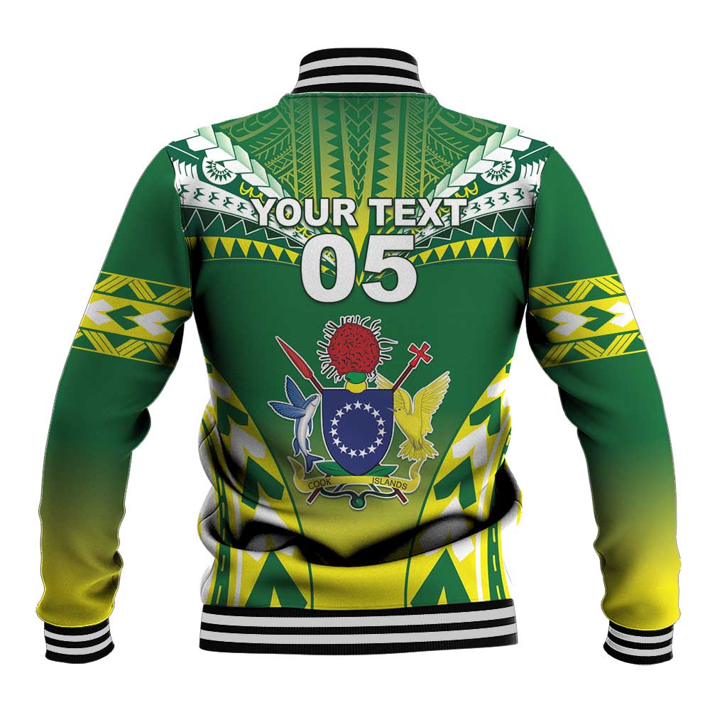 Cook Islands Rugby Custom Baseball Jacket The Kukis Go Champions