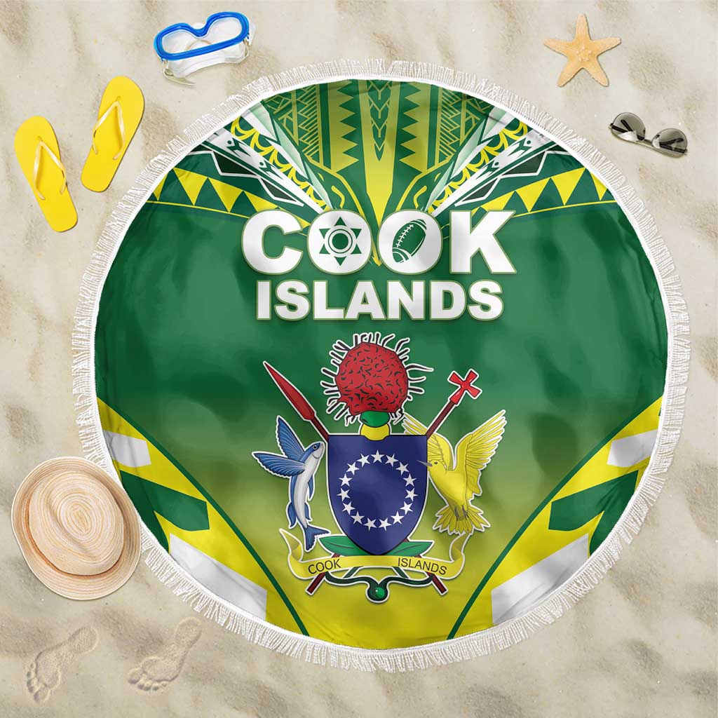 Cook Islands Rugby Beach Blanket The Kukis Go Champions