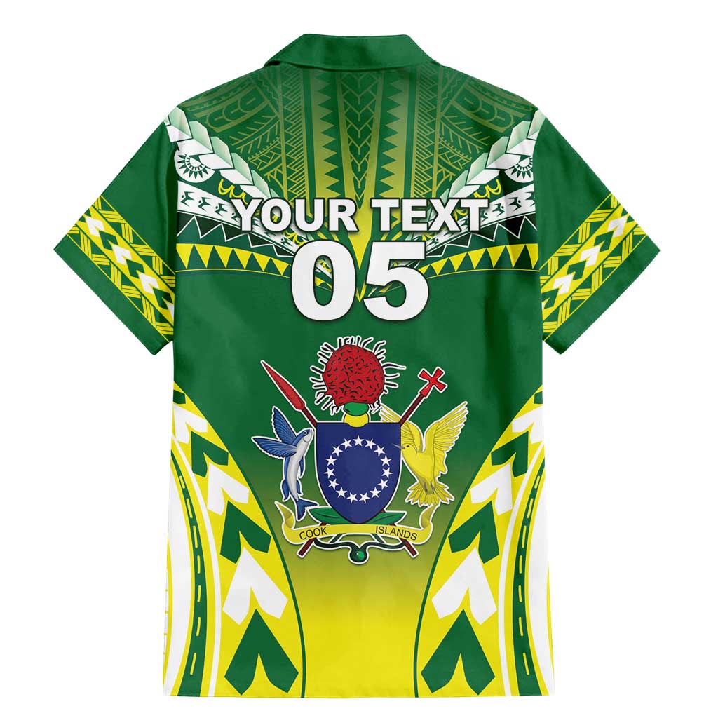 Cook Islands Rugby Custom Family Matching Mermaid Dress and Hawaiian Shirt The Kukis Go Champions
