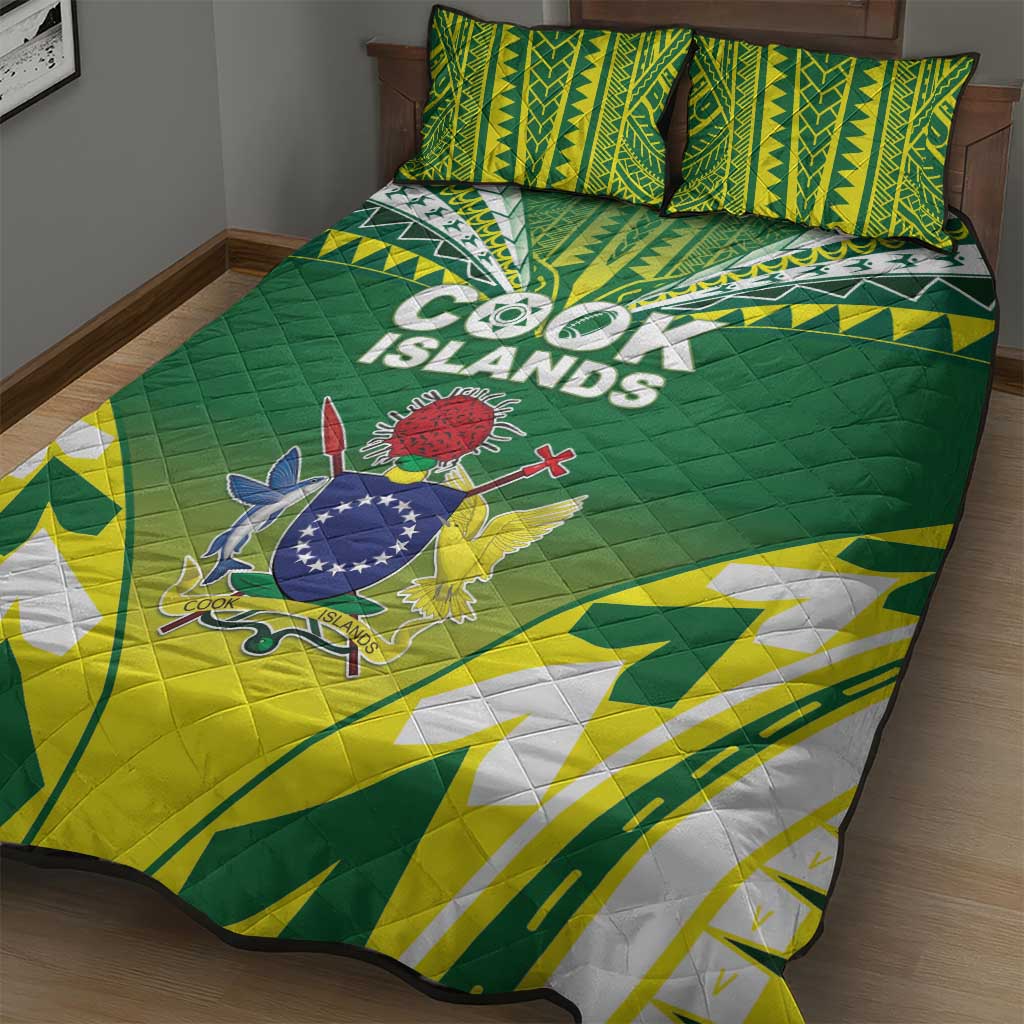 Cook Islands Rugby Quilt Bed Set The Kukis Go Champions