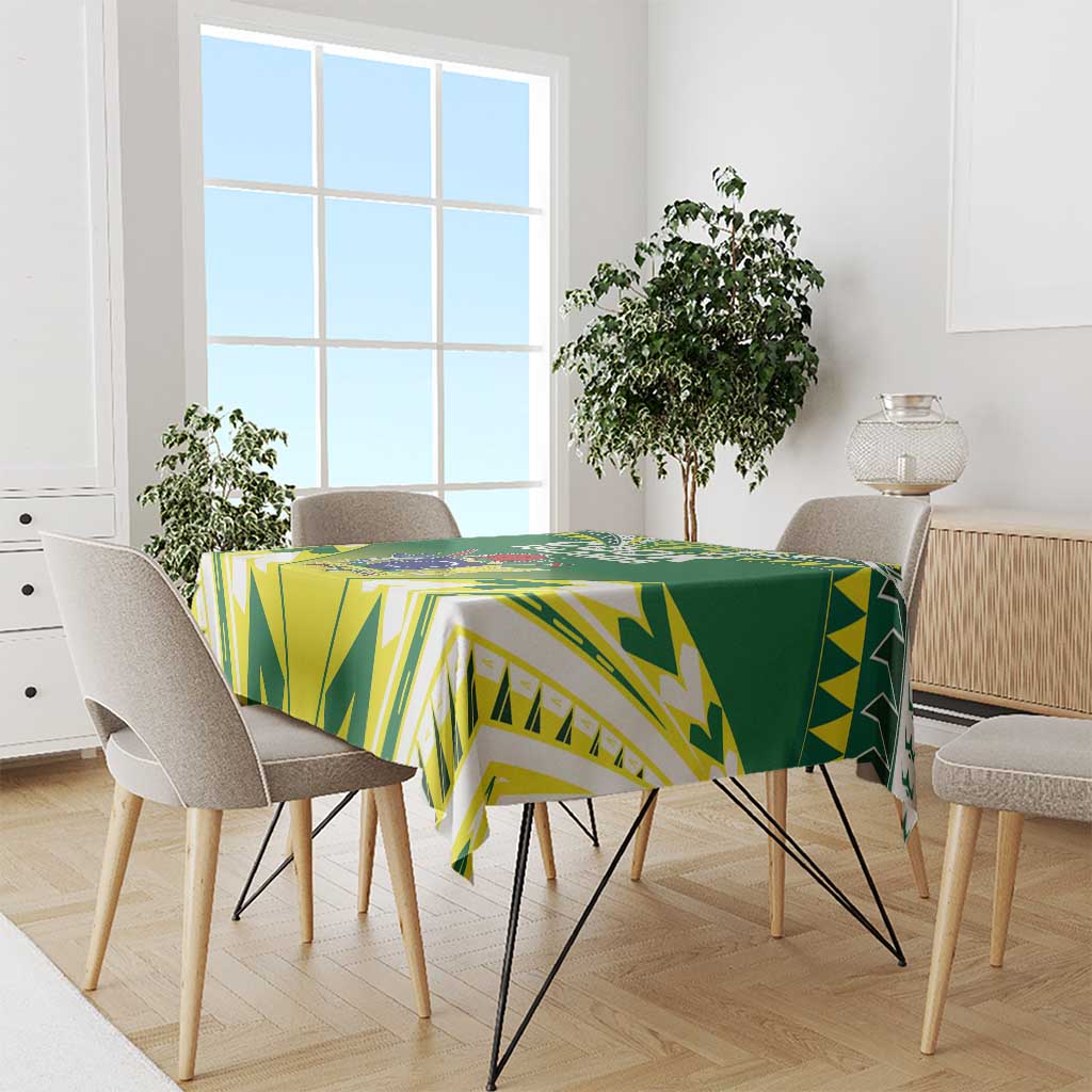 Cook Islands Rugby Tablecloth The Kukis Go Champions