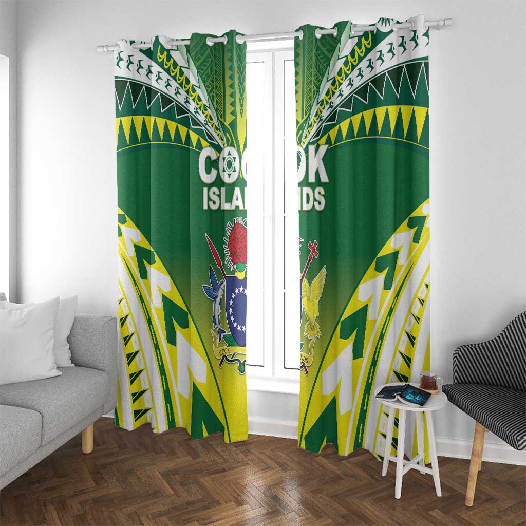 Cook Islands Rugby Window Curtain The Kukis Go Champions