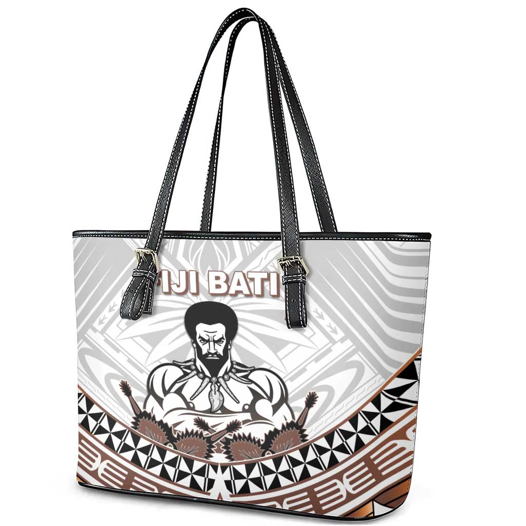 Fiji Rugby Leather Tote Bag Fijian Bati Go Champions