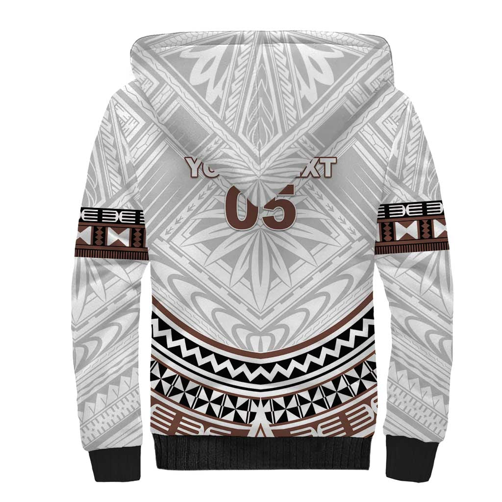 Fiji Rugby Custom Sherpa Hoodie Fijian Bati Go Champions LT05 - Polynesian Pride