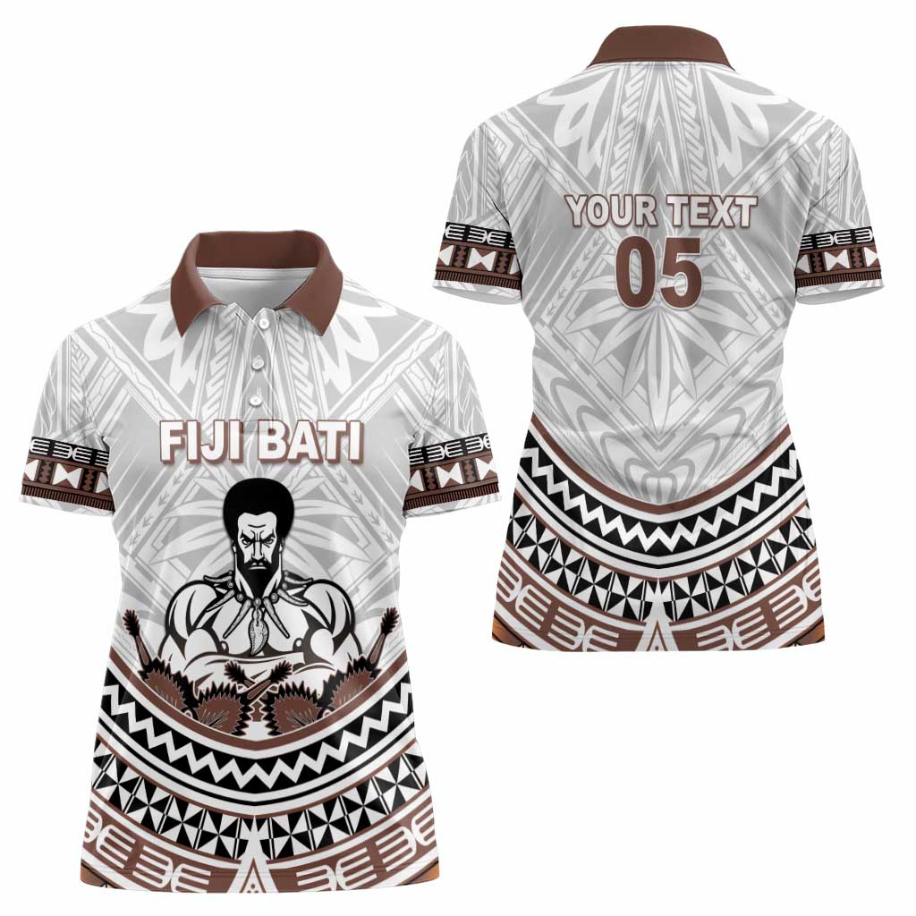 Fiji Rugby Custom Women Polo Shirt Fijian Bati Go Champions