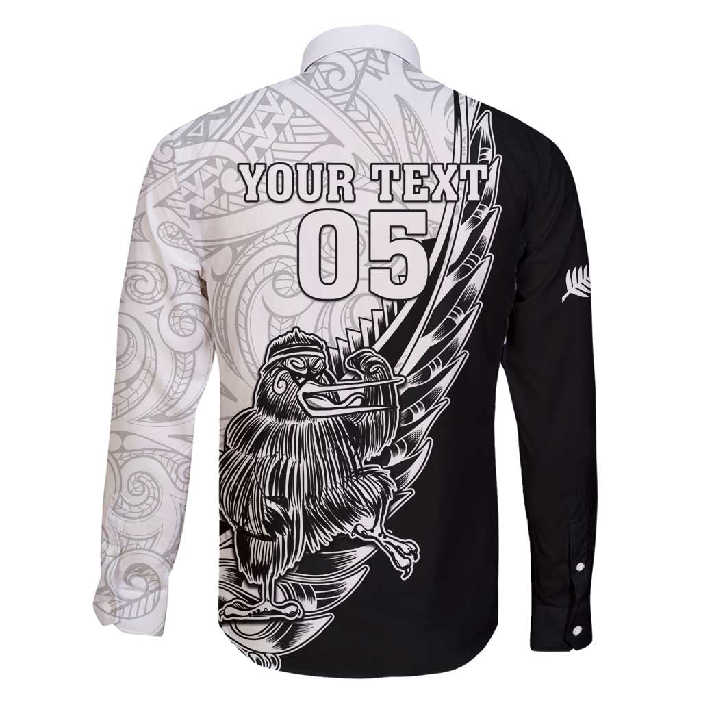 New Zealand Kiwi Rugby Custom Family Matching Mermaid Dress and Hawaiian Shirt Go Champions Maori Pattern