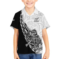 New Zealand Kiwi Rugby Custom Family Matching Puletasi and Hawaiian Shirt Go Champions Maori Pattern