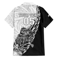 New Zealand Kiwi Rugby Custom Family Matching Tank Maxi Dress and Hawaiian Shirt Go Champions Maori Pattern