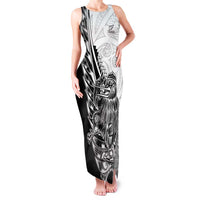 New Zealand Kiwi Rugby Custom Family Matching Tank Maxi Dress and Hawaiian Shirt Go Champions Maori Pattern