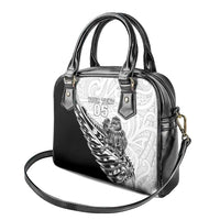 New Zealand Kiwi Rugby Custom Shoulder Handbag Go Champions Maori Pattern