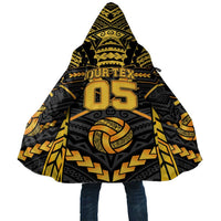 Custom Polynesia Beach Volleyball Cloak Gold Polynesian Tribal Pattern LT05 Unisex Gold - Polynesian Pride