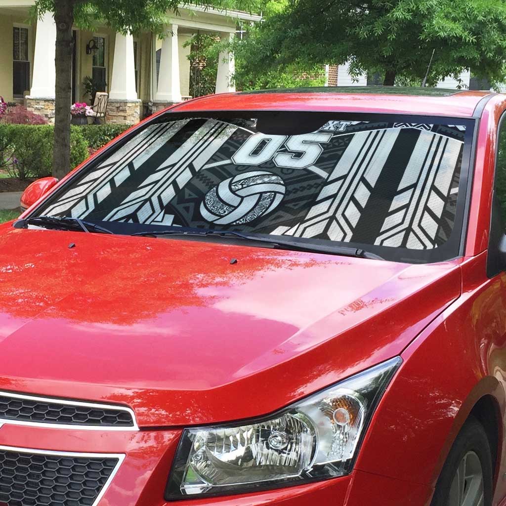 Custom Polynesia Beach Volleyball Auto Sun Shade Polynesian Tribal Pattern LT05 - Polynesian Pride