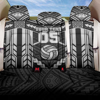 Custom Polynesia Beach Volleyball Back Car Seat Cover Polynesian Tribal Pattern LT05 One Size Black - Polynesian Pride