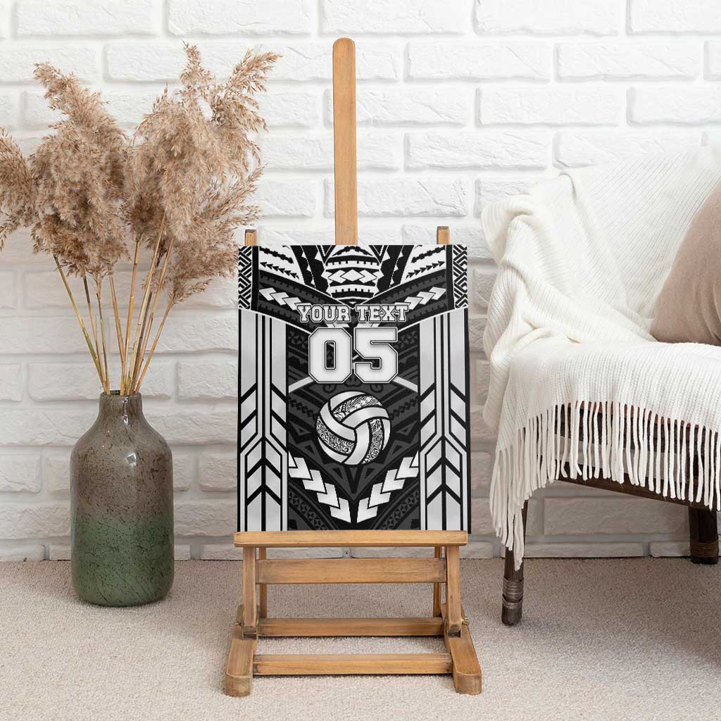 Custom Polynesia Beach Volleyball Canvas Wall Art Polynesian Tribal Pattern LT05 - Polynesian Pride