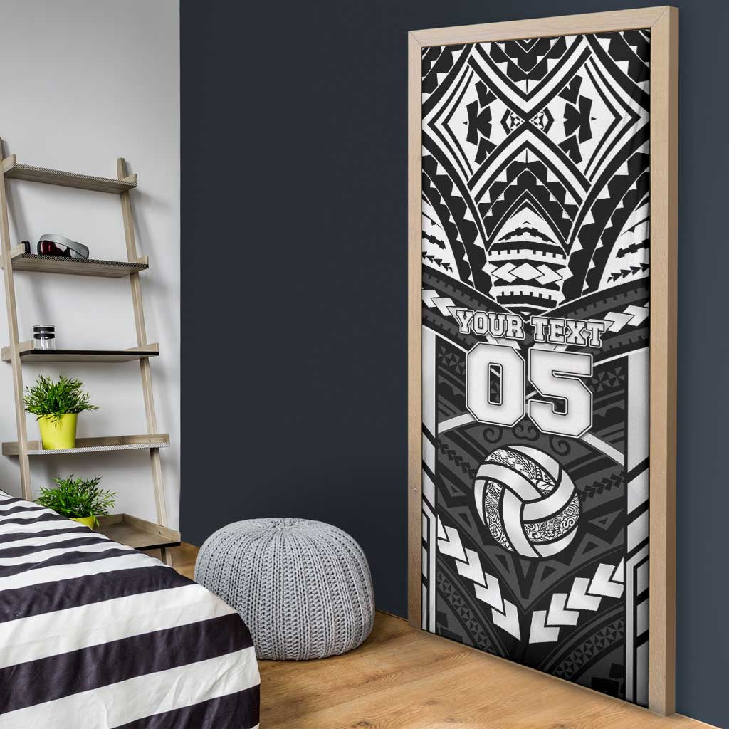 Custom Polynesia Beach Volleyball Door Cover Polynesian Tribal Pattern LT05 - Polynesian Pride