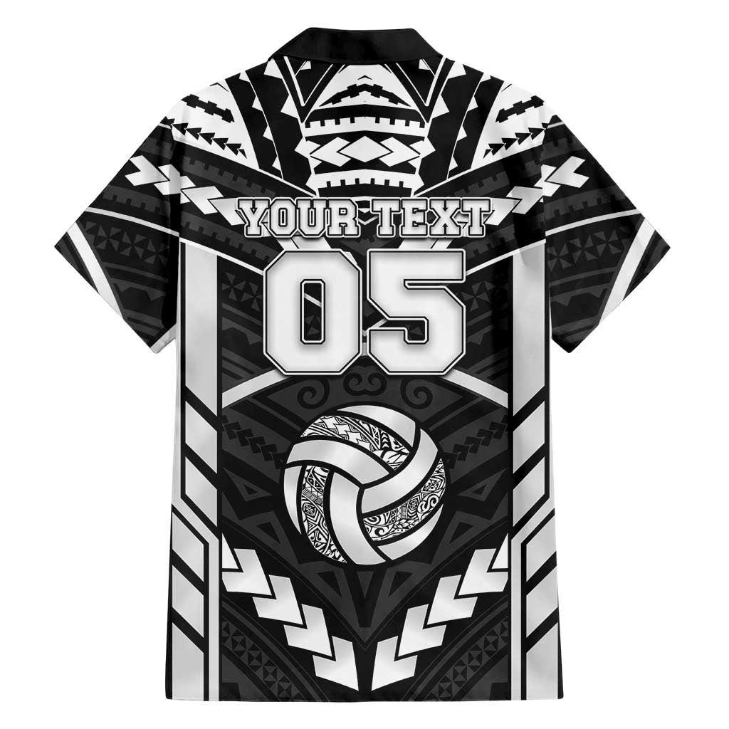 Custom Polynesia Beach Volleyball Family Matching Off The Shoulder Long Sleeve Dress and Hawaiian Shirt Polynesian Tribal Pattern LT05 - Polynesian Pride