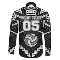Custom Polynesia Beach Volleyball Family Matching Short Sleeve Bodycon Dress and Hawaiian Shirt Polynesian Tribal Pattern LT05 - Polynesian Pride