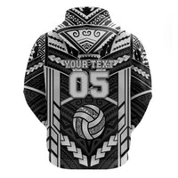 Custom Polynesia Beach Volleyball Hoodie Polynesian Tribal Pattern LT05 - Polynesian Pride