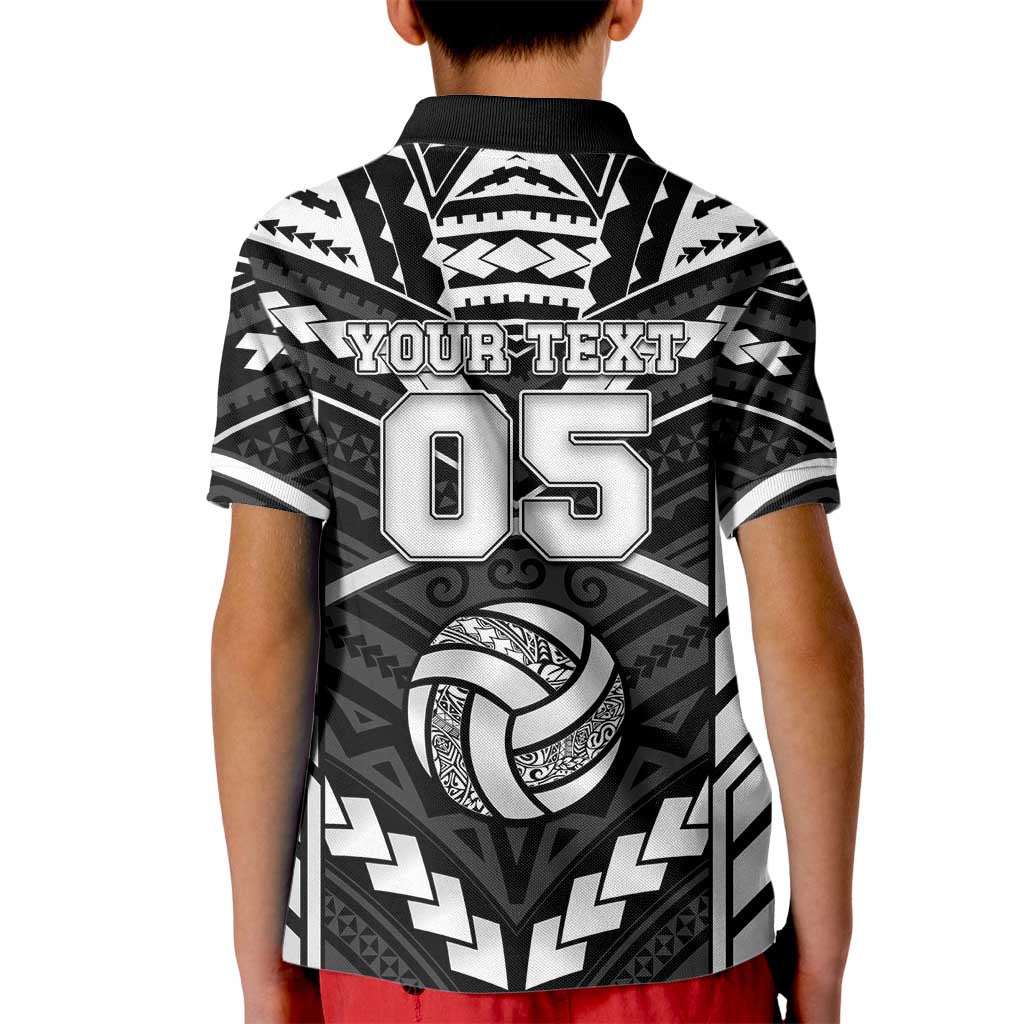 Custom Polynesia Beach Volleyball Kid Polo Shirt Polynesian Tribal Pattern LT05 - Polynesian Pride