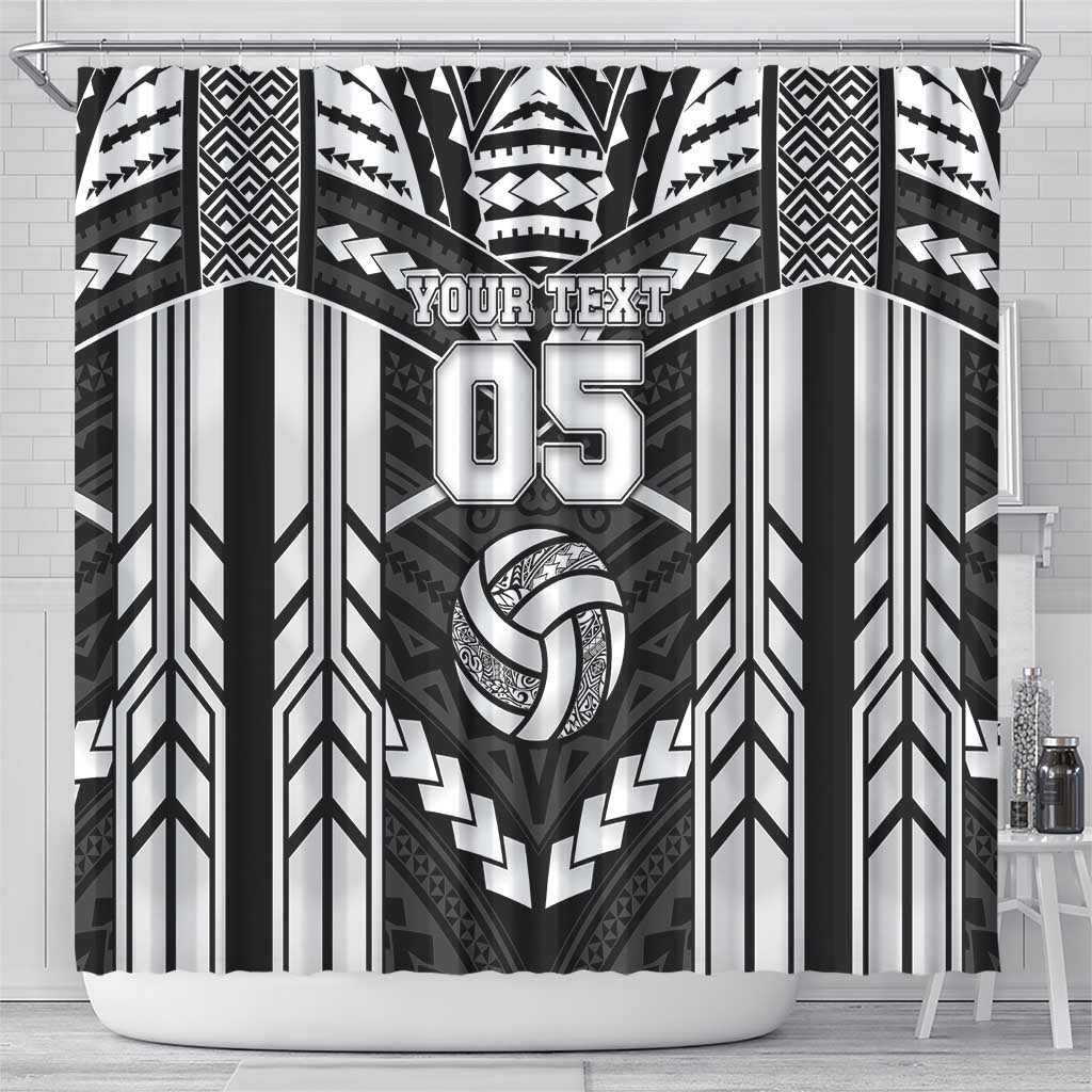 Custom Polynesia Beach Volleyball Shower Curtain Polynesian Tribal Pattern LT05 - Polynesian Pride