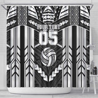 Custom Polynesia Beach Volleyball Shower Curtain Polynesian Tribal Pattern LT05 - Polynesian Pride