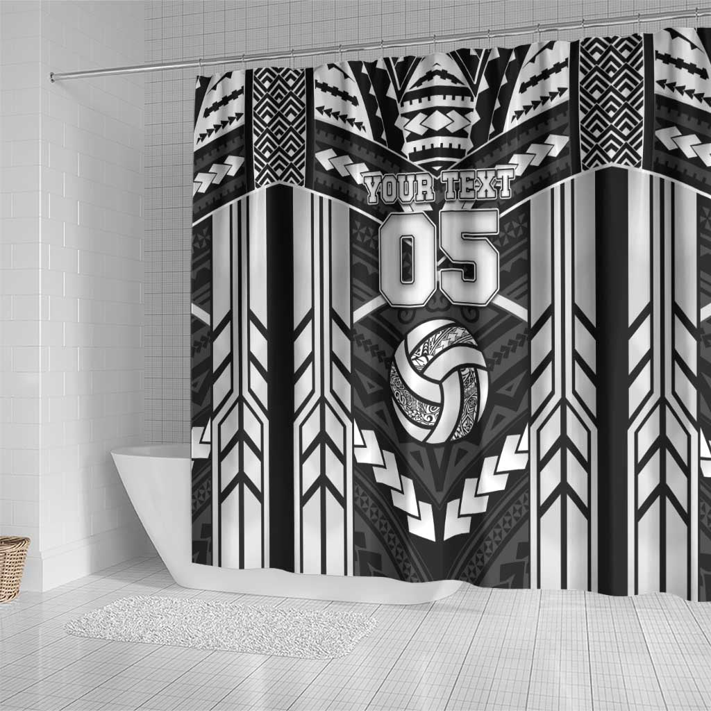 Custom Polynesia Beach Volleyball Shower Curtain Polynesian Tribal Pattern LT05 - Polynesian Pride