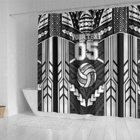Custom Polynesia Beach Volleyball Shower Curtain Polynesian Tribal Pattern LT05 - Polynesian Pride
