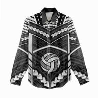 Custom Polynesia Beach Volleyball Women Casual Shirt Polynesian Tribal Pattern LT05 - Polynesian Pride