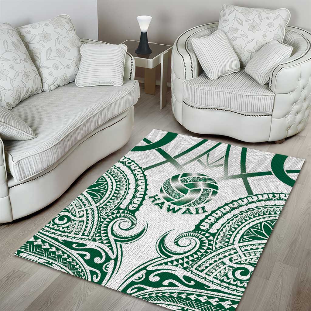 Hawaii Volleyball Area Rug Polynesian Pattern LT05 - Polynesian Pride