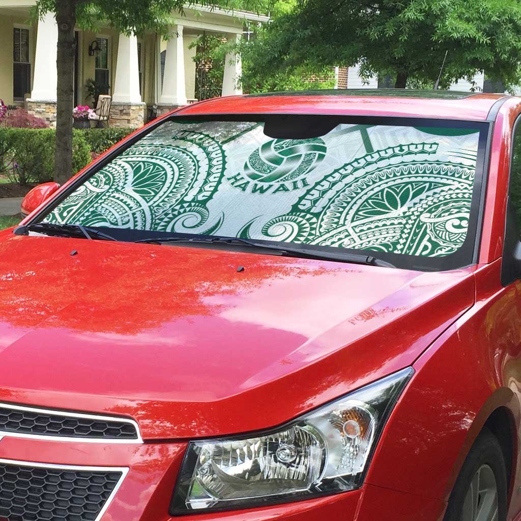 Hawaii Volleyball Auto Sun Shade Polynesian Pattern LT05 - Polynesian Pride
