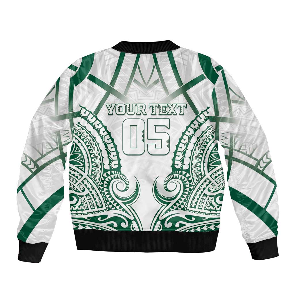 Custom Hawaii Volleyball Bomber Jacket Polynesian Pattern LT05 - Polynesian Pride