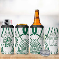 Custom Hawaii Volleyball 4 in 1 Can Cooler Tumbler Polynesian Pattern LT05 - Polynesian Pride