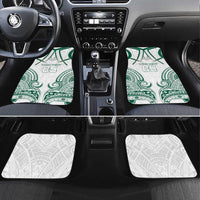 Custom Hawaii Volleyball Car Mats Polynesian Pattern LT05 Set 4pcs Teal - Polynesian Pride