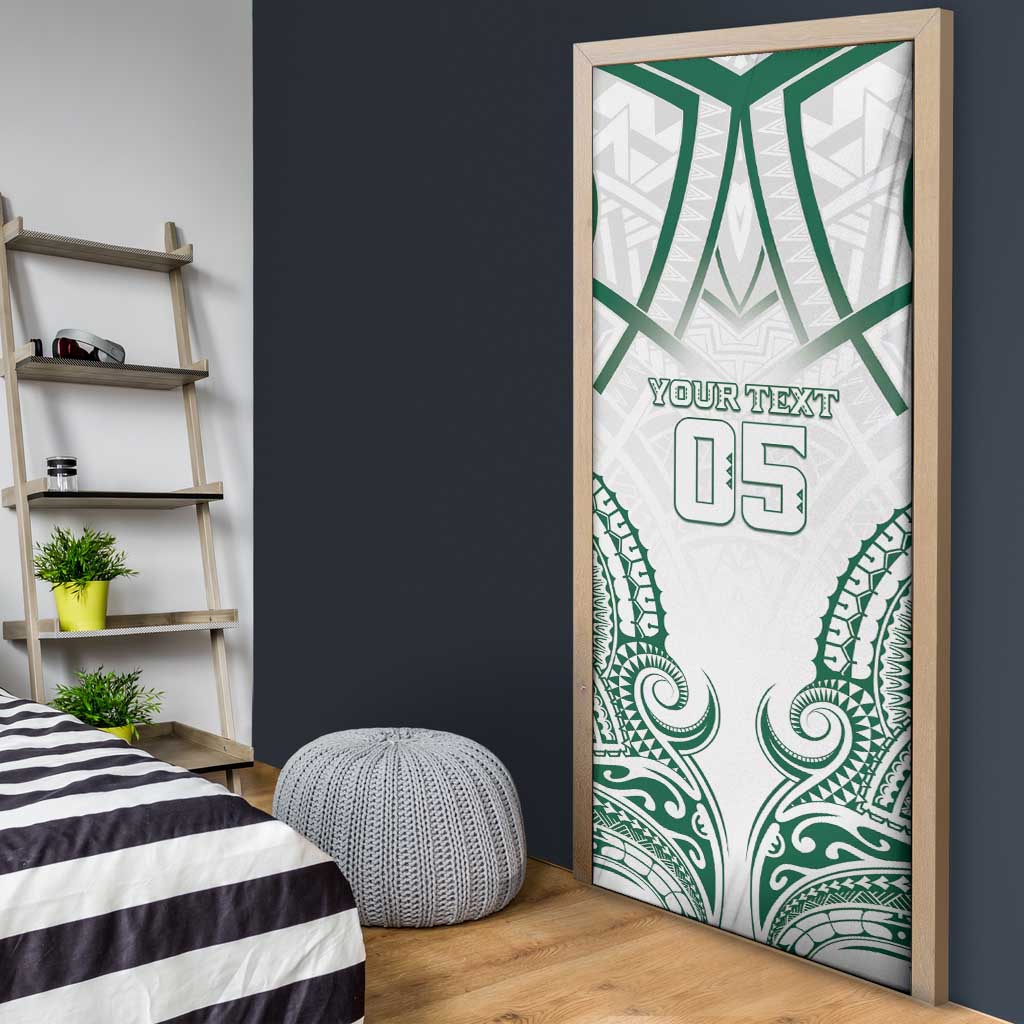Custom Hawaii Volleyball Door Cover Polynesian Pattern LT05 - Polynesian Pride