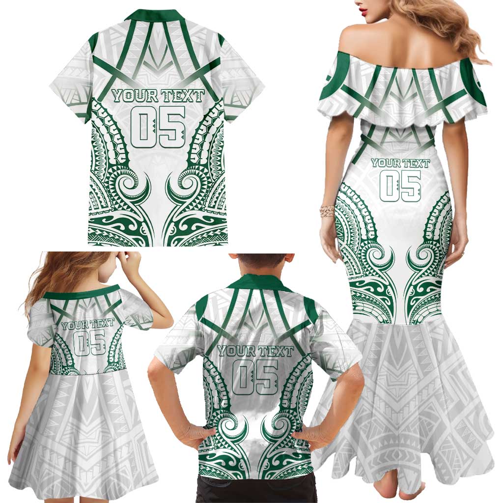 Custom Hawaii Volleyball Family Matching Mermaid Dress and Hawaiian Shirt Polynesian Pattern LT05 - Polynesian Pride