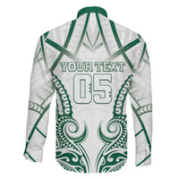 Custom Hawaii Volleyball Family Matching Off Shoulder Short Dress and Hawaiian Shirt Polynesian Pattern - Polynesian Pride