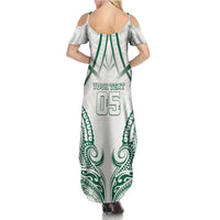 Custom Hawaii Volleyball Family Matching Summer Maxi Dress and Hawaiian Shirt Polynesian Pattern LT05 - Polynesian Pride