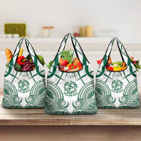 Hawaii Volleyball Grocery Bag Polynesian Pattern LT05 3-pack One Size Teal - Polynesian Pride