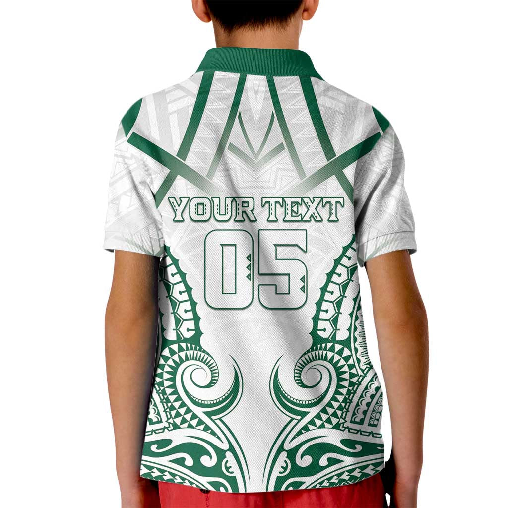 Custom Hawaii Volleyball Kid Polo Shirt Polynesian Pattern LT05 - Polynesian Pride