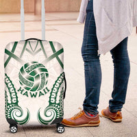 Hawaii Volleyball Luggage Cover Polynesian Pattern LT05 Teal - Polynesian Pride