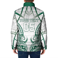 Custom Hawaii Volleyball Padded Jacket Polynesian Pattern LT05 - Polynesian Pride