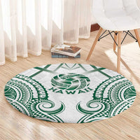 Hawaii Volleyball Round Carpet Polynesian Pattern LT05 - Polynesian Pride