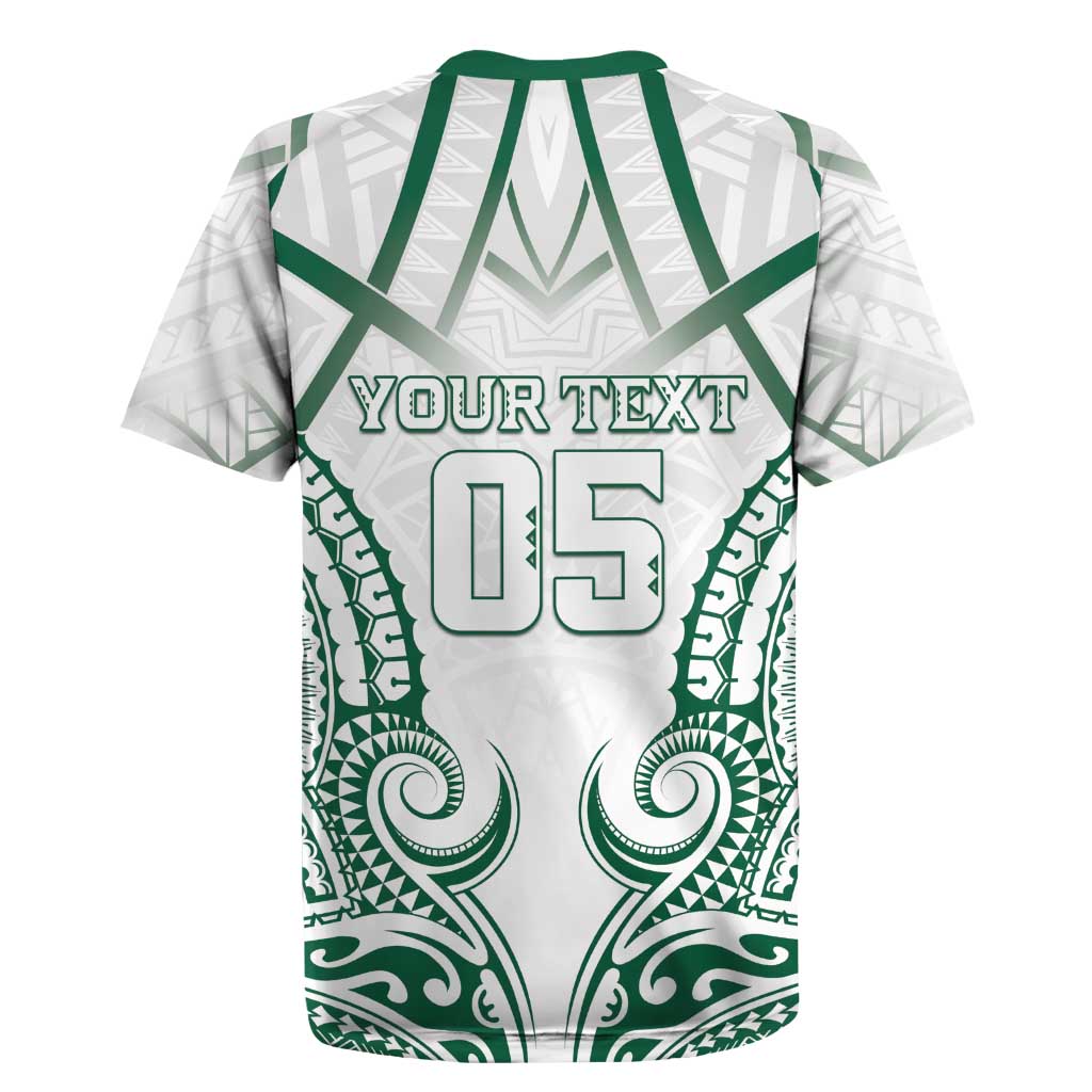 Custom Hawaii Volleyball Rugby Jersey Polynesian Pattern - Polynesian Pride