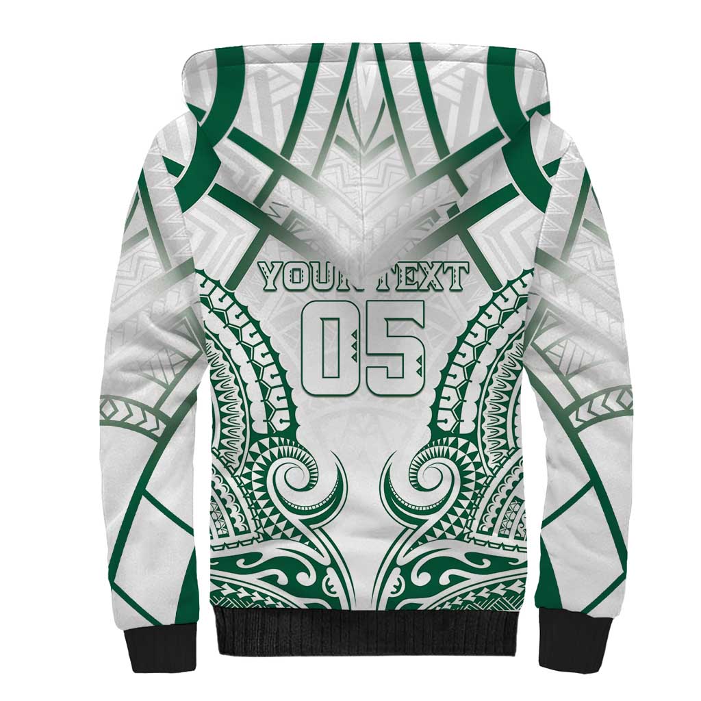 Custom Hawaii Volleyball Sherpa Hoodie Polynesian Pattern LT05 - Polynesian Pride