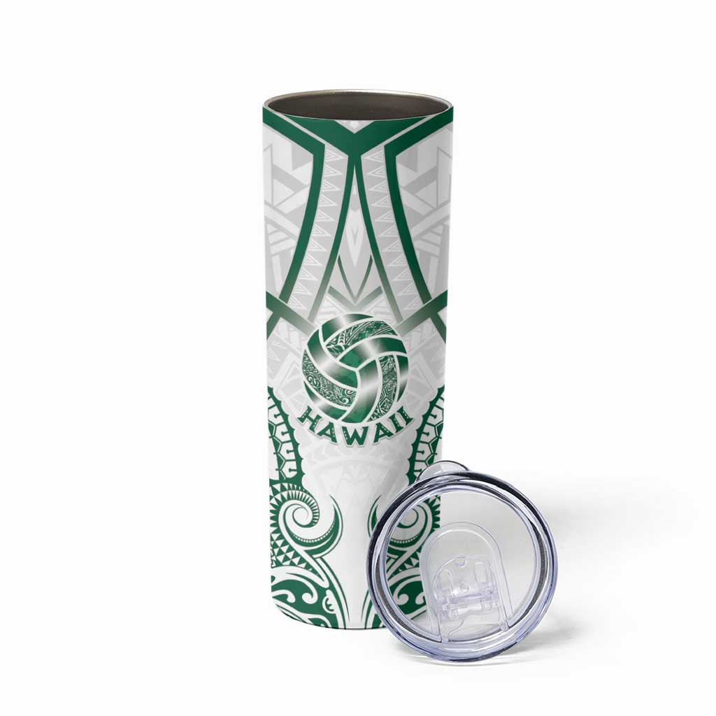 Custom Hawaii Volleyball Skinny Tumbler Polynesian Pattern LT05 - Polynesian Pride